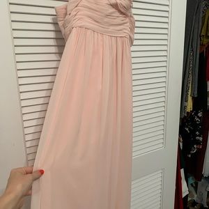 Bill Levkoff pink bridesmaid dress- size 8
